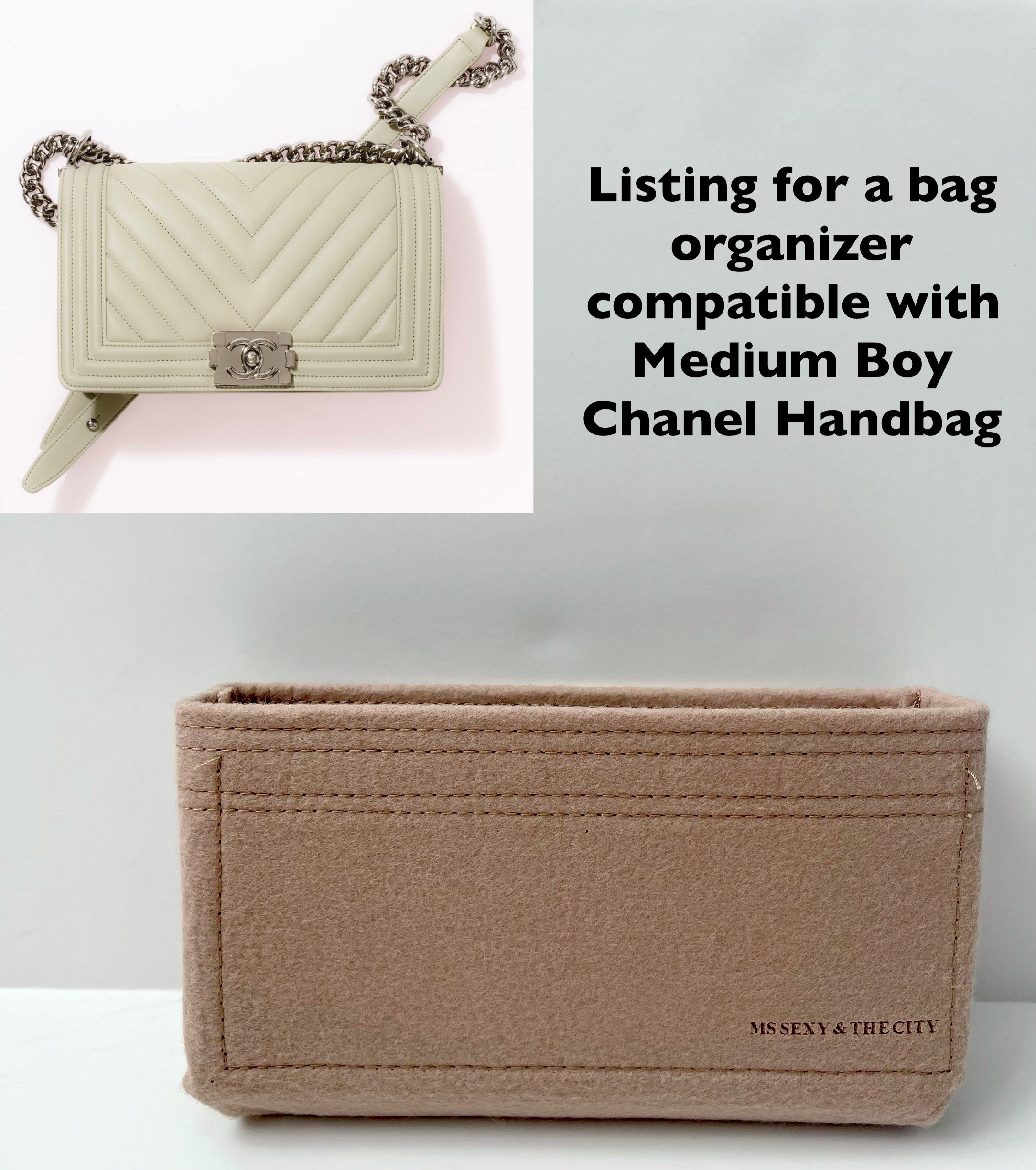 SG] Felt bag insert for Chanel 22 mini small medium shoulder carry