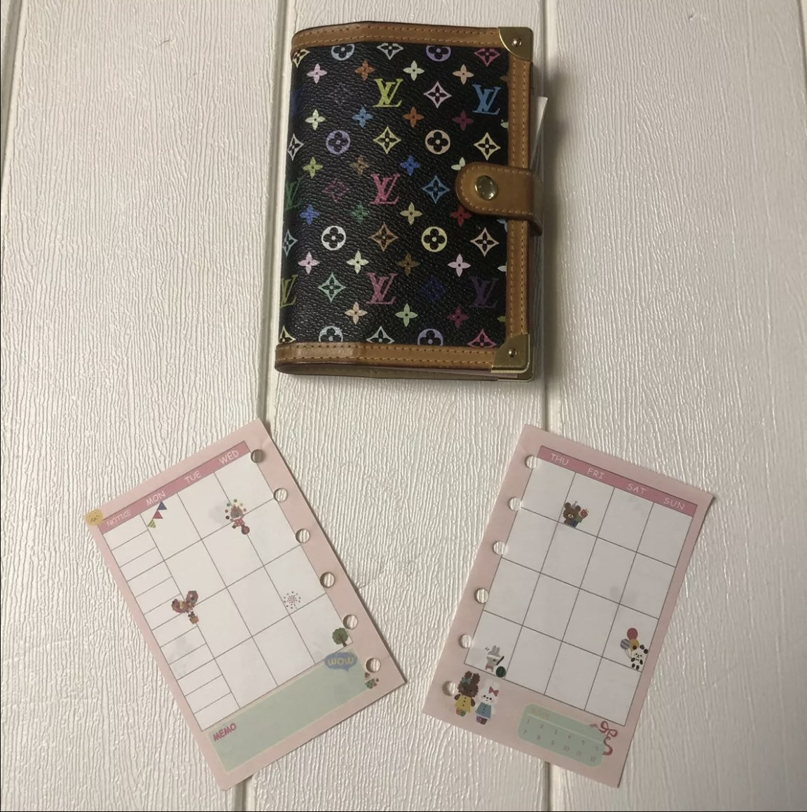 lv small agenda refill tabs