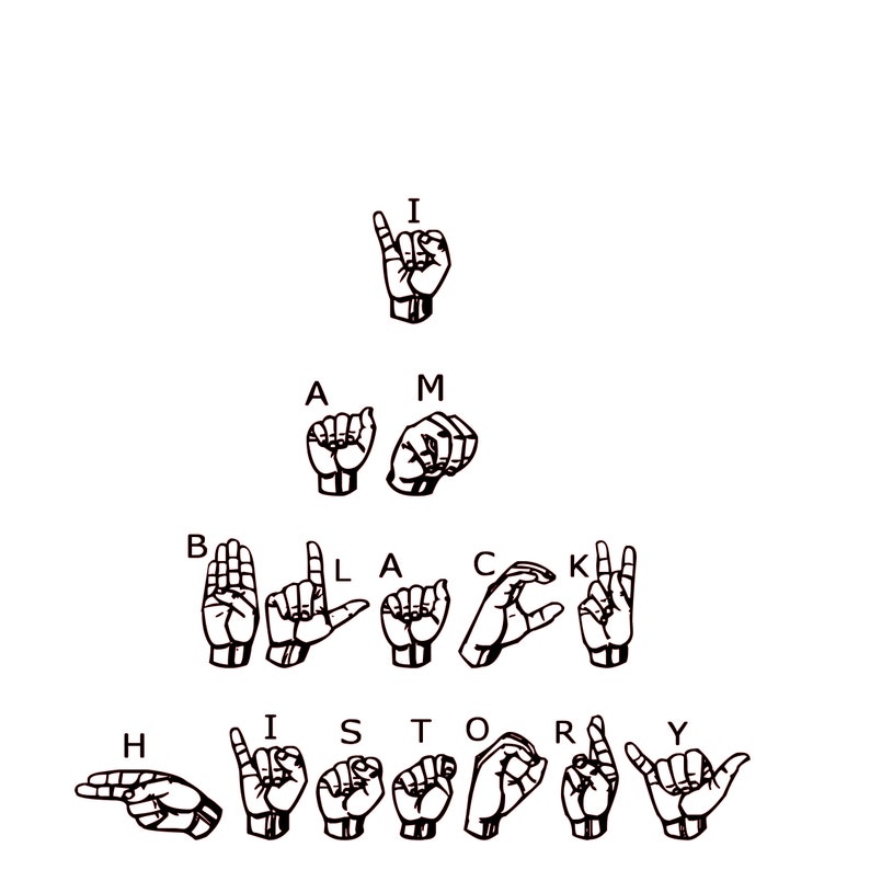 Black History_asl SVG Etsy