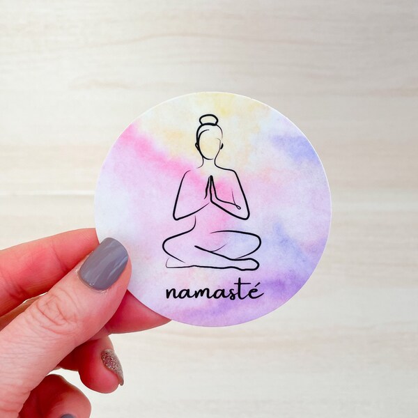 Yoga Stickers Etsy