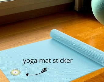 YOGA MAT Stickers Set of 63 Multi-Color Stickers Scrapbooking etna.com.pe