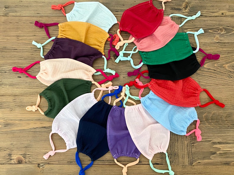 single layer cotton mask