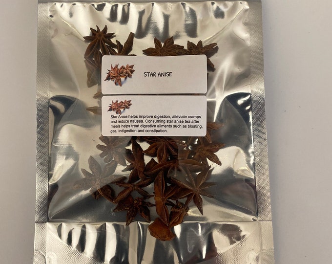 Organic Star Anise (Pimpinella anísum)