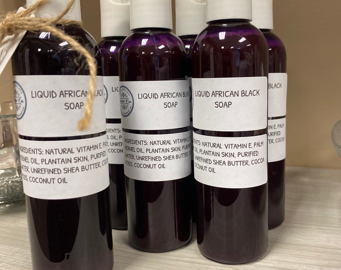 Liquid - African Black Soap
