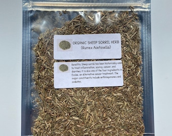 Organic Sheep Sorrel (Rumex acetosella)