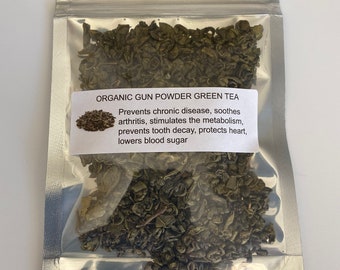 Organic Gunpowder Green