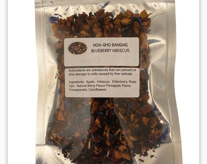 Non-GMO Banging Blueberry Hibiscus (Cyanococcus / Hibiscus rosa-sinensis)