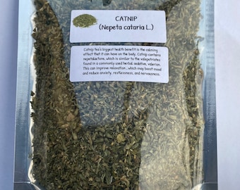 Organic Catnip (Nepeta cataria)