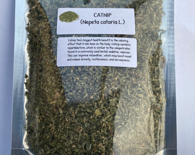 Organic Catnip (Nepeta cataria)