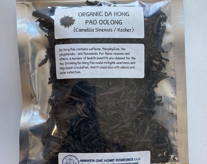 Organic Da Hong Pao Oolong Camellia sinensis