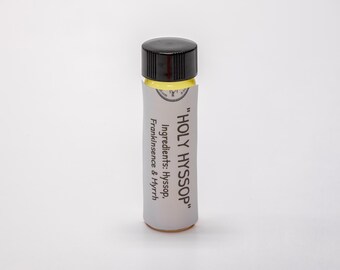 Organic Hyssop, Frankincense and Myrrh oil