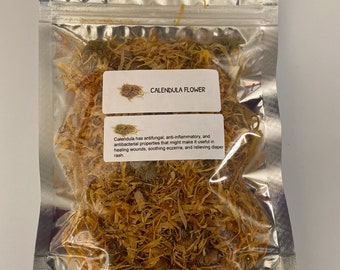 Organic Calendula Flower (Calendula officinalis)