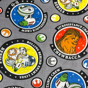 Tecido da Resistência de Star Wars | Chewbacca D-O | Camelot 73090201JAS