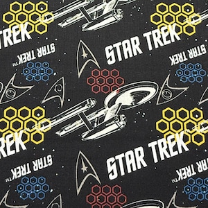Star Trek 2014 Raumschiff-Design | Style 63100207 Lizenzierte Baumwolle Bild 1