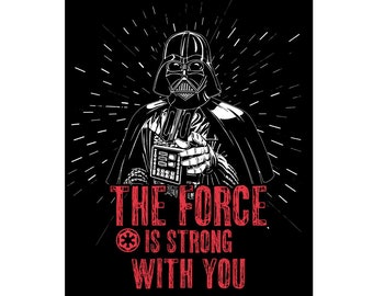 Star Wars  The Force Is Strong With You Panel 18 x 21 Fabric  Rare  Out Of Print Hard To Find  100% Quality Cotton Fabric Quilt Panel
