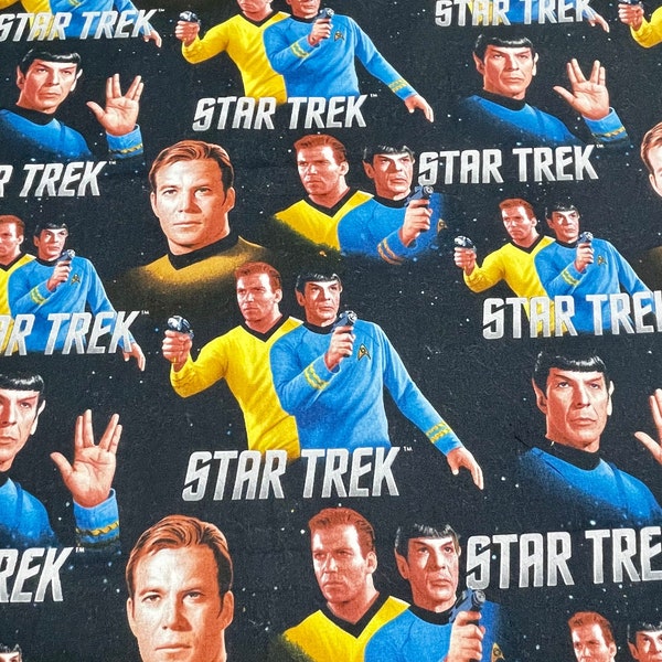 Star Trek Cotton Fabric Style 63100011 Camelot Cottons 2012 CBS ARR