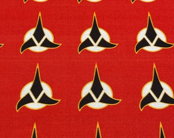 Crest Design | Bold Red Digital Cotton