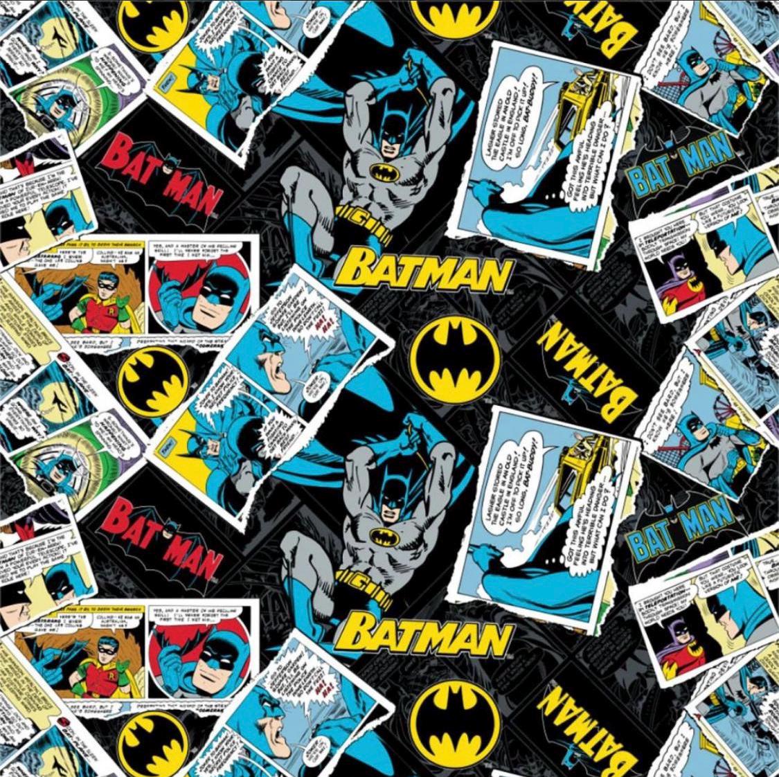 Batman Fabric | DC Comics Camelot | Licensed OOP Cotton | Hard to