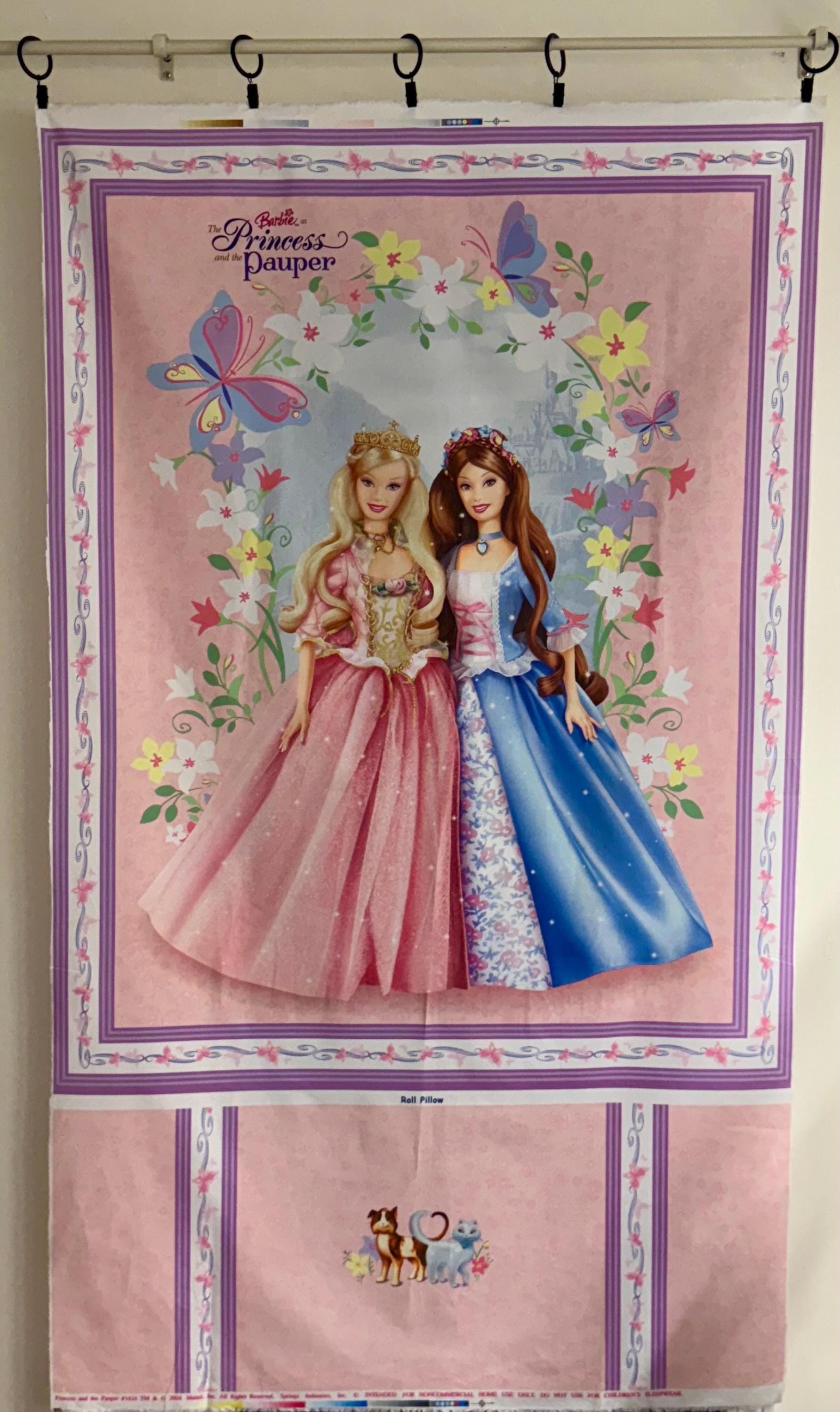 Barbie Princess and the Pauper Panel 36x61 | Mattel 2004 Poly