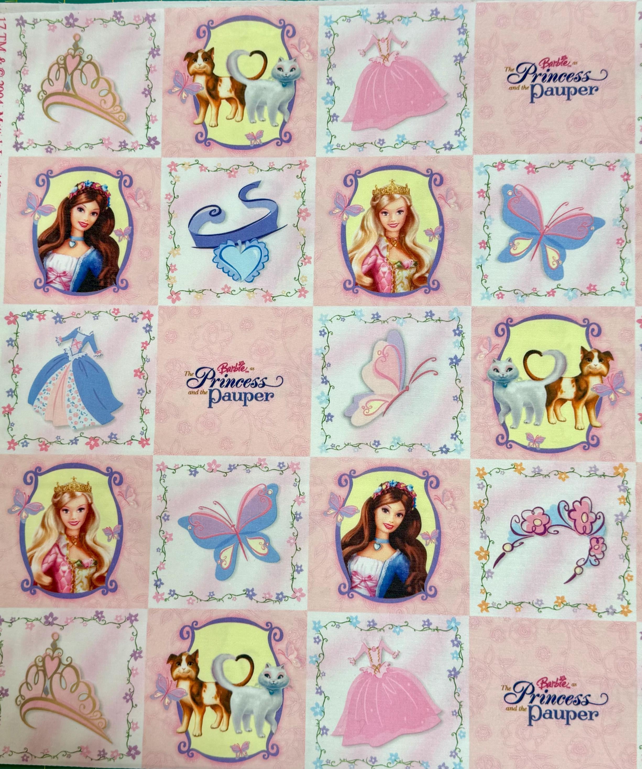 Barbie Princess Pauper Panel 2004 | Anneliese Erika Patchwork