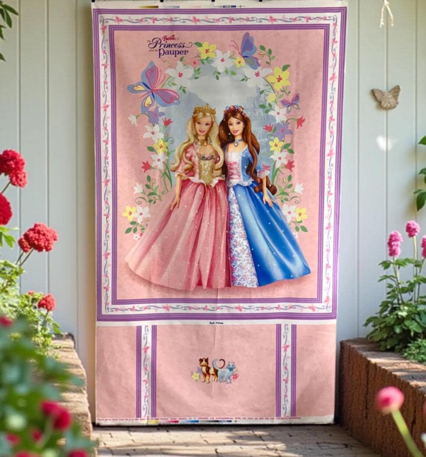 Barbie Princess and the Pauper Panel 36x61 | Mattel 2004 Poly