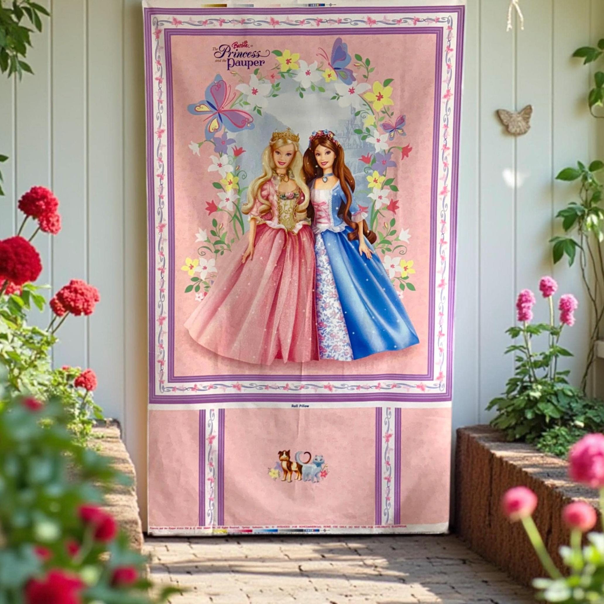Barbie Princess and the Pauper Panel 36x61 | Mattel 2004 Poly