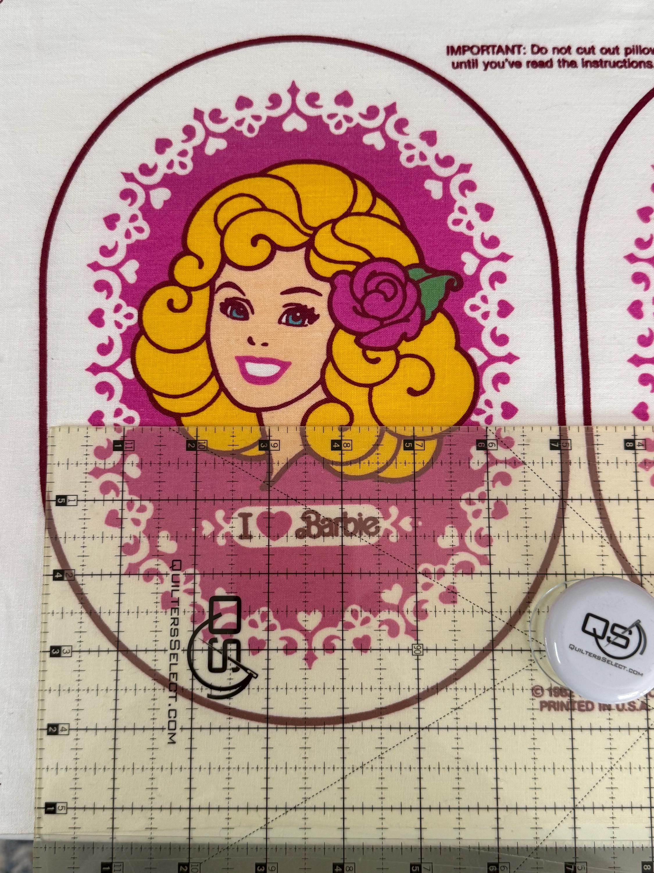 Barbie Panel Fabric Vintage 1982 | Retro I Love Barbie Craft Cotton - Etsy