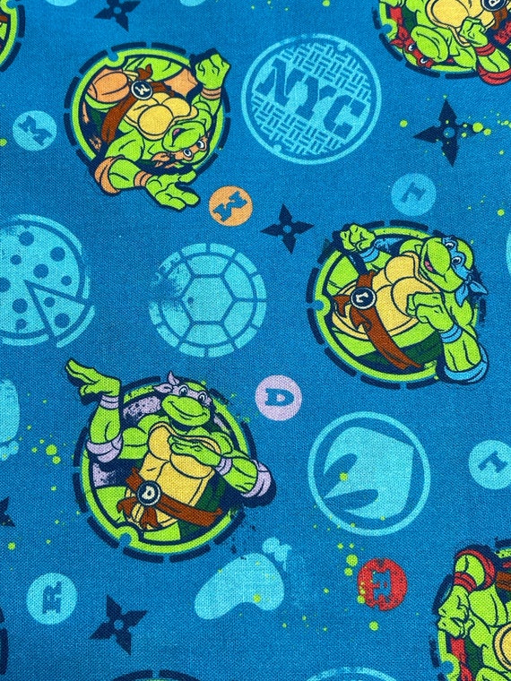 TMNT NYC Icons Fabric | Springs Creative CP75102 | 2022 Viacom