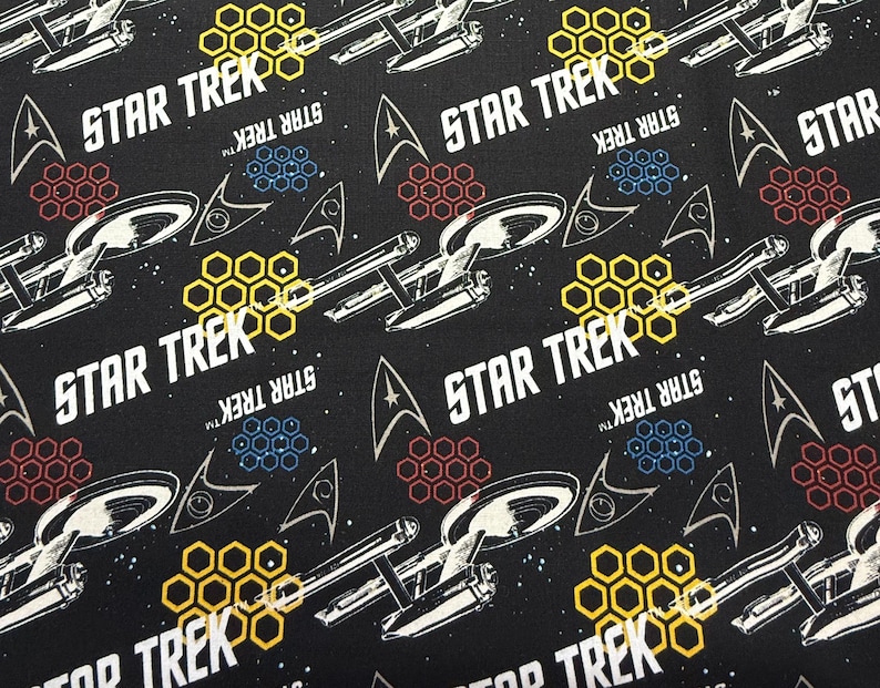Star Trek 2014 Raumschiff-Design | Style 63100207 Lizenzierte Baumwolle Bild 1