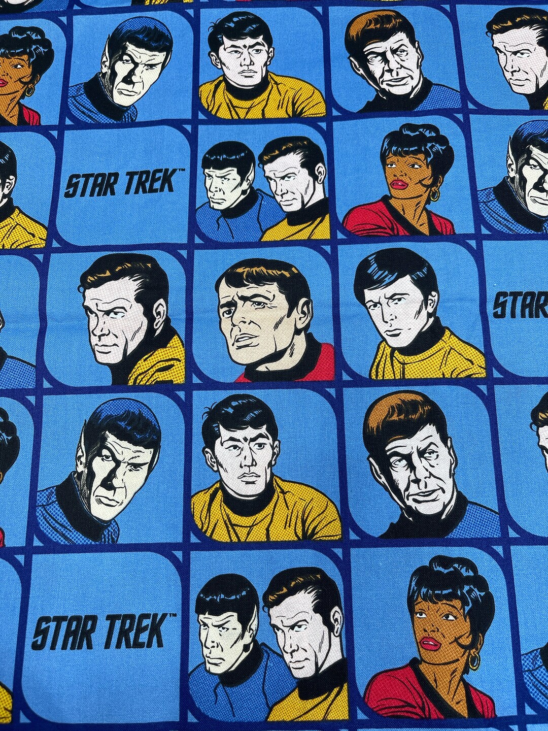 Star Trek Cotton Fabric Rare, Retired 2017 Style 63100301 Star Trek ...