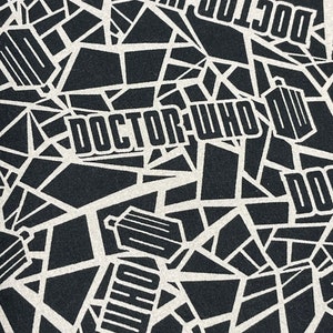 Tessuto di cotone crackle Doctor Who Springs Creative CP51597 2014