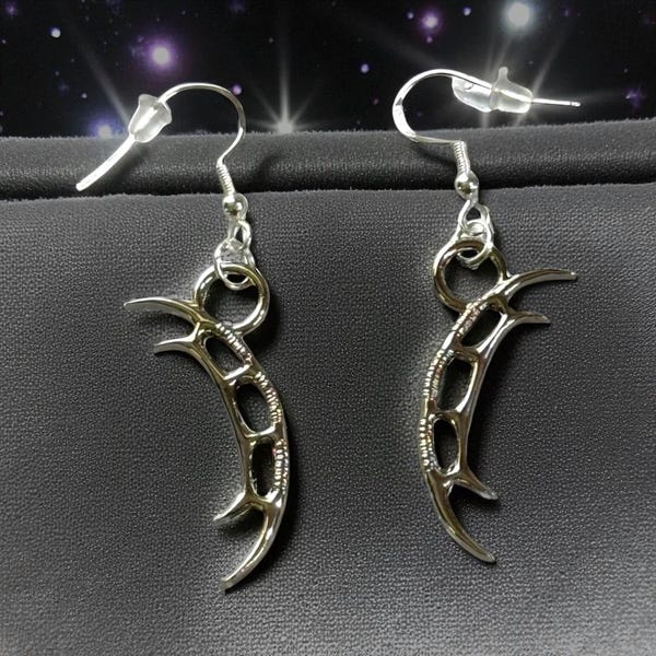 Retro Sci Fi Earrings | Blade or Arrowhead Designs | Sterling Silver Wires | Gift Ready