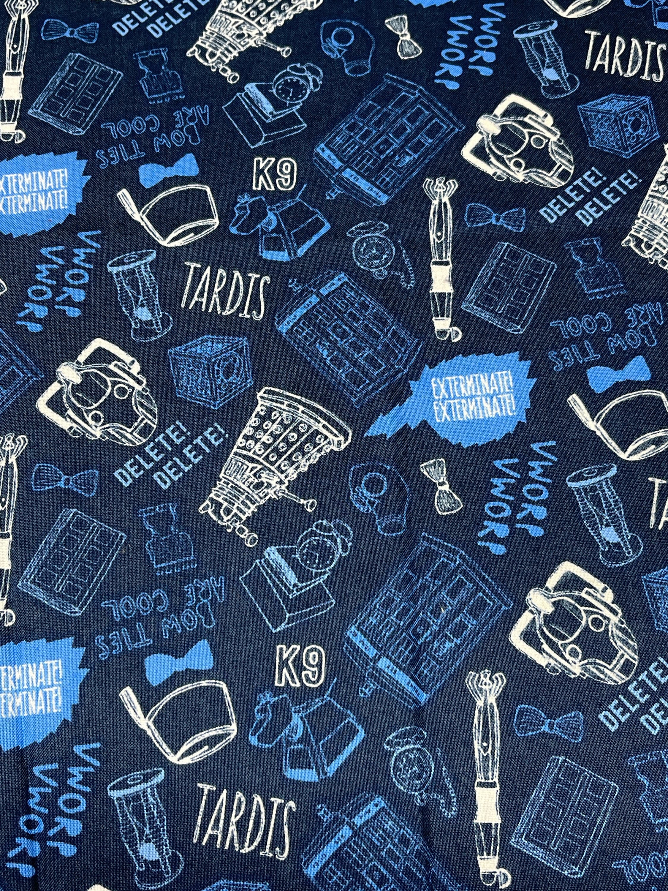 Springs Doctor Who Fabric - Etsy, image size:2250x3000