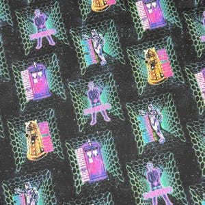Icone in tessuto di cotone Doctor Who, primavera, Creative 2012, icone CP59919