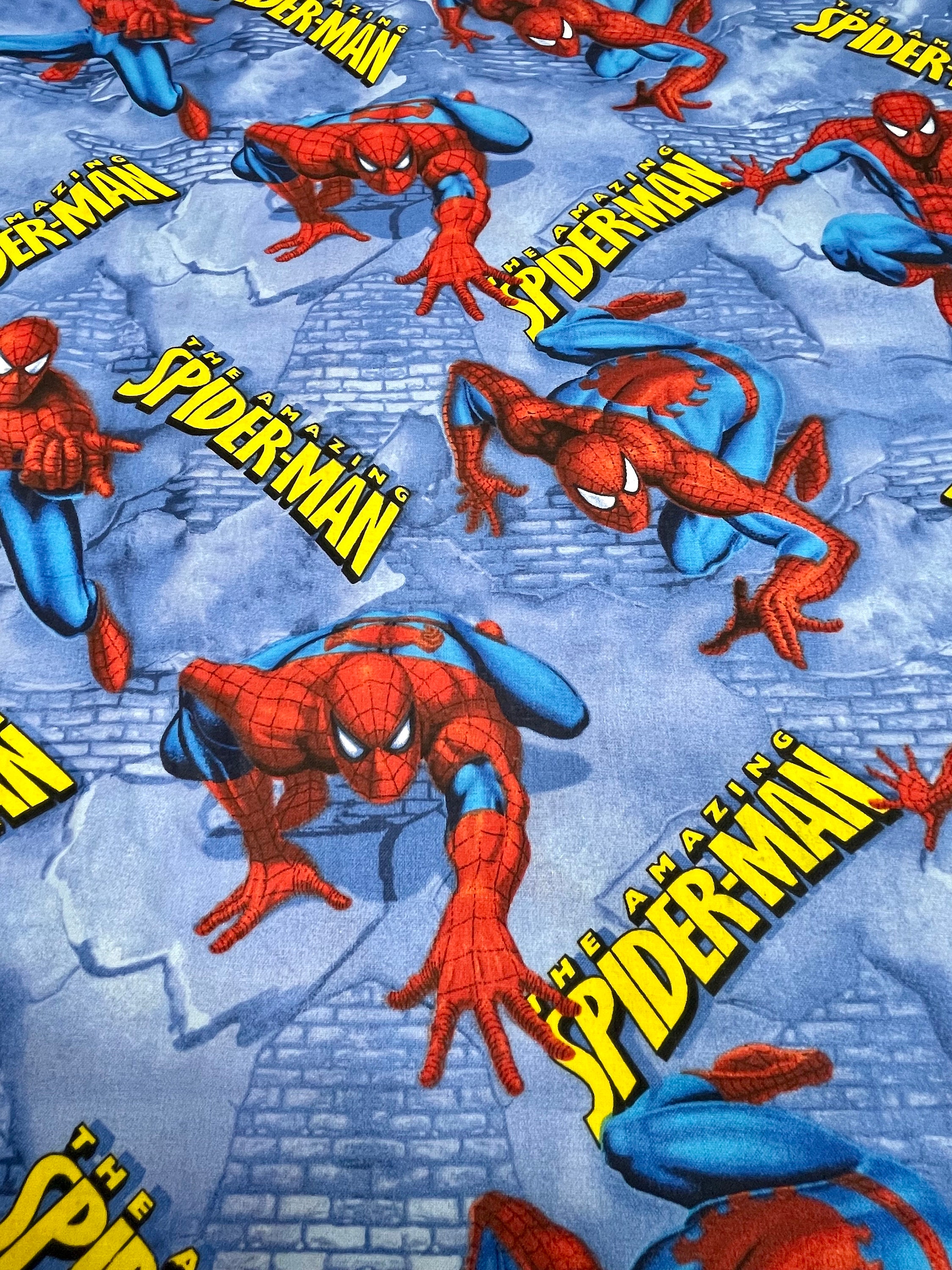 Spiderman Fabric | 2006 Marvel Comic Print, Rare OOP Design - Etsy