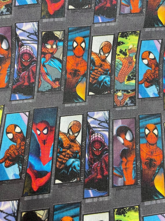 Spiderman Swatch Baumwoll-Superhelden-Stoff Marvel Lizenzierter
