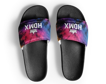 HDMX Urban Tie-Dye Slides | Colorful Graphic Streetwear Footwear