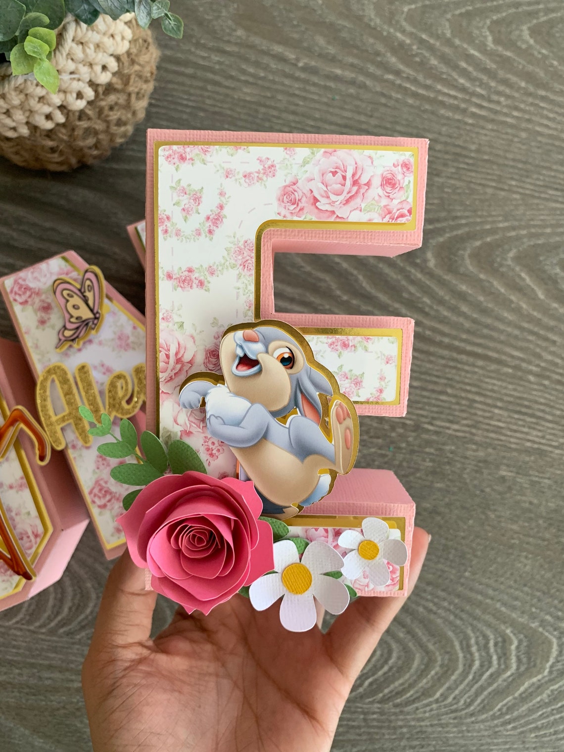 Bambi 3D Letters / Bambi Birthday Party - Etsy