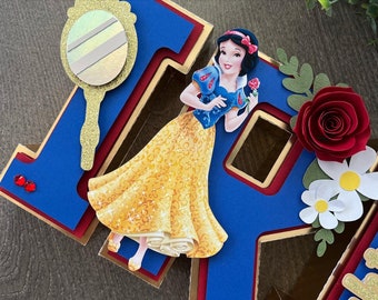 Snow White 3D Letters / Snow White Birthday Decorations / Snow White Party Decorations