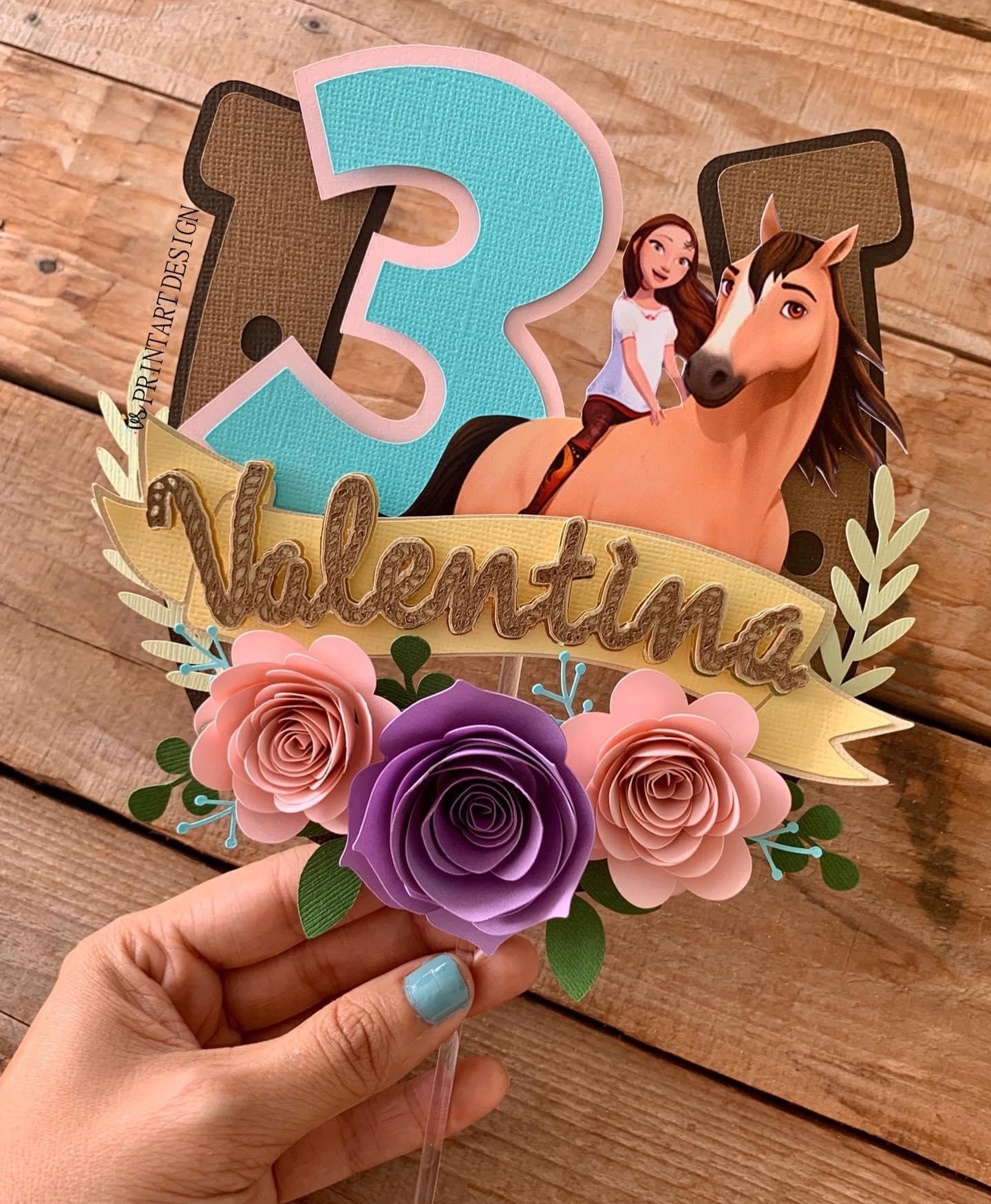 Spirit Riding Free Cake Topper / Spirit Riding Free | Etsy