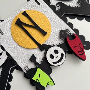 Jack Skellington Birthday Banner / Jack Skellington Birthday ...