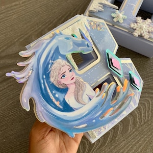 Frozen 3D Letters / Frozen Birthday Decorations / Elsa Birthday Decorations