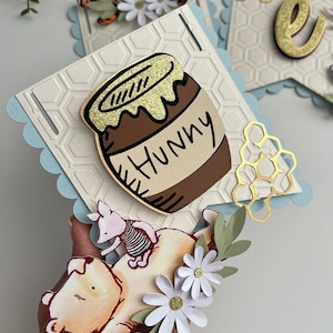 Winnie the Pooh High Chair Banner / Winnie the Pooh Banner / Winnie the Pooh Birthday Decorations