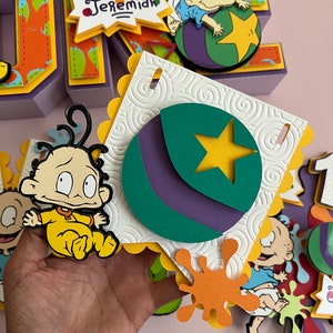 Rugrats High Chair Banner / Rugrats Birthday Banner / Rugrats Party Decorations/ Rugrats Birthday Decorations