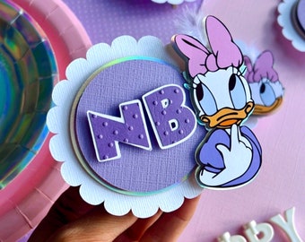 Daisy Duck Milestone Banner / Daisy Duck Banner / Daisy Duck Birthday Banner / Daisy Duck Birthday Decorations