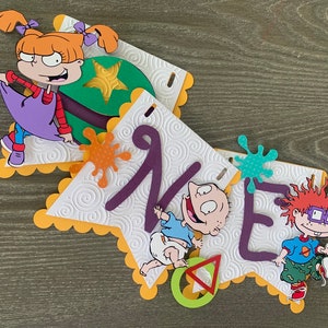 Rugrats High Chair Banner / Rugrats Birthday Banner / Rugrats Party Decorations/ Rugrats Birthday Decorations