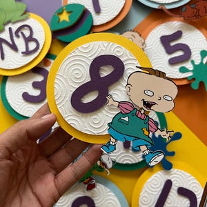 Rugrats Milestone Banner / Rugrats Birthday Banner / Rugrats Party Decorations/ Rugrats Birthday Decorations