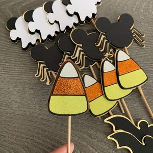 Mickey Mouse Halloween Banner / Mickey Halloween Birthday decor / Mickey Halloween Birthday Party/ Mickey Mouse High Chair Banner bild 10