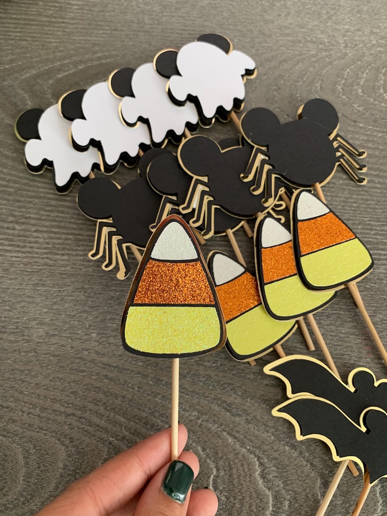 Mickey Mouse Halloween Banner / Mickey Halloween Birthday decor / Mickey Halloween Birthday Party/ Mickey Mouse High Chair Banner bild 10