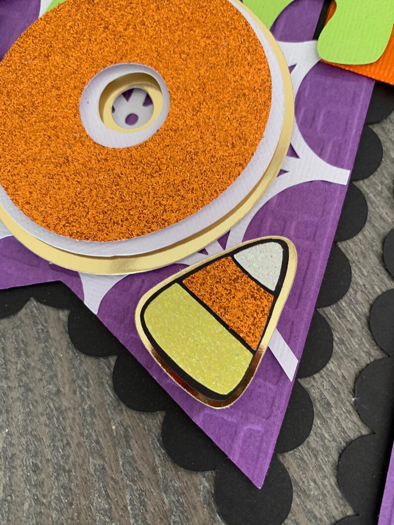 Mickey Mouse Halloween Banner / Mickey Halloween Birthday decor / Mickey Halloween Birthday Party/ Mickey Mouse High Chair Banner bild 6